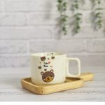 ماگ سرامیکی عروسکی طرح خرس با نمک