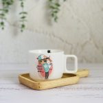 ماگ سرامیکی عروسکی طرح گربه و پسر خوشتیپ