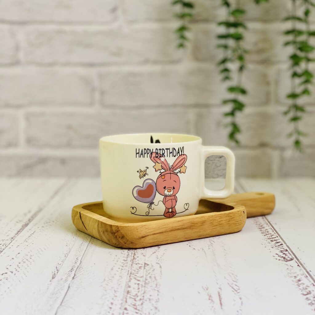 ماگ سرامیکی عروسکی طرح خرگوش عاشق