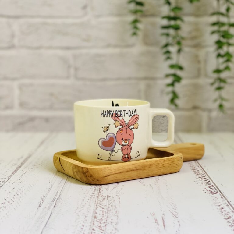 ماگ سرامیکی عروسکی طرح خرگوش عاشق