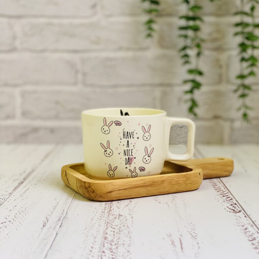 ماگ سرامیکی عروسکی طرح خرگوش و دوستان