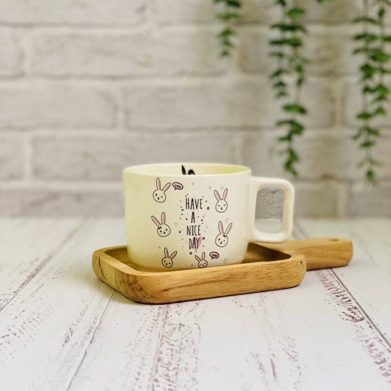 ماگ سرامیکی عروسکی طرح خرگوش و دوستان